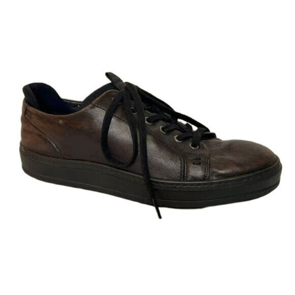 Matteo Sport Other - Matteo Sport Brown Leather & Neoprene Lined Lace Up Sneaker